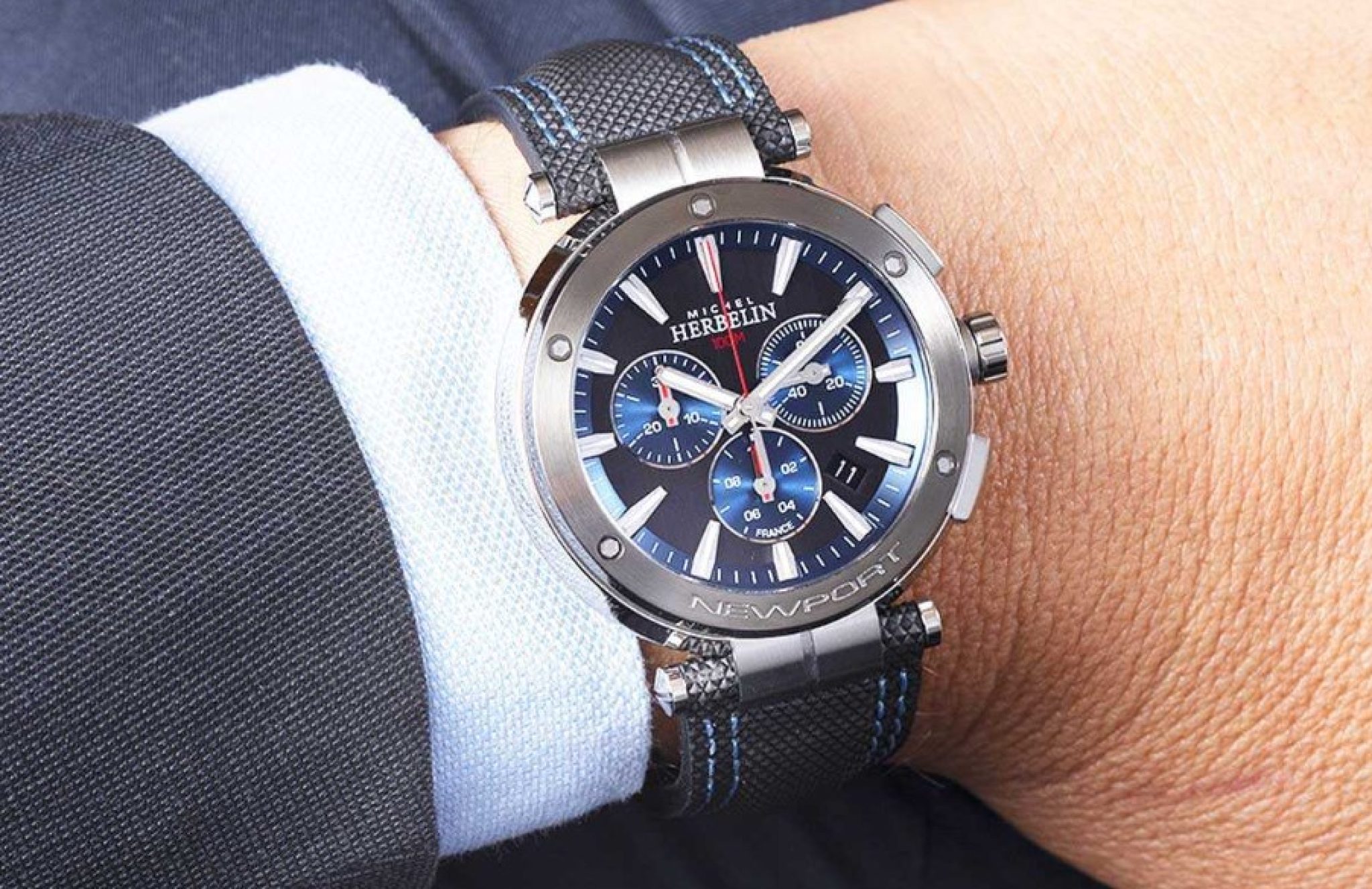 Montre Homme Michel Herbelin - Occasion, Montre Bracelet Classique